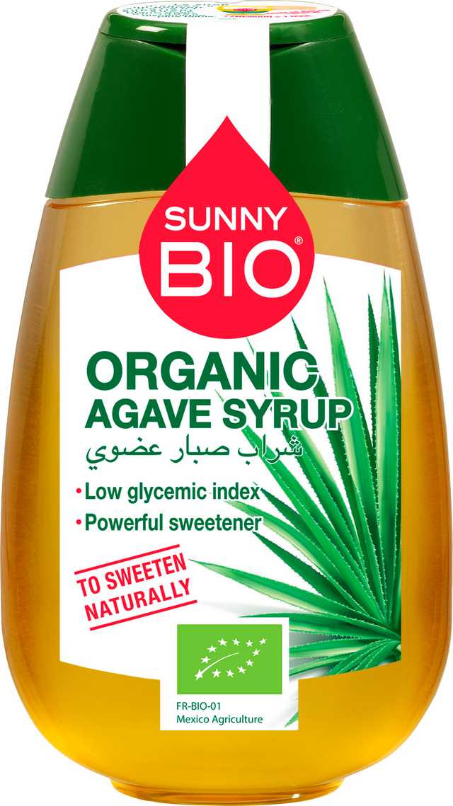 صني أجافا سيرب اورجانيك سكويز 500 مل - Sunny Organic Agave Syrup Squeeze 500 ML