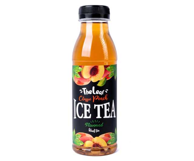 شاى مثلج بالخوخ 370مل - The Leaf Classic Peach Ice Tea 370ml