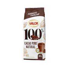 فالور مسحوق كاكاو خام طبيعي 460 جرام - VALOR100% CACAO CHOCOLATE POWDER 460G