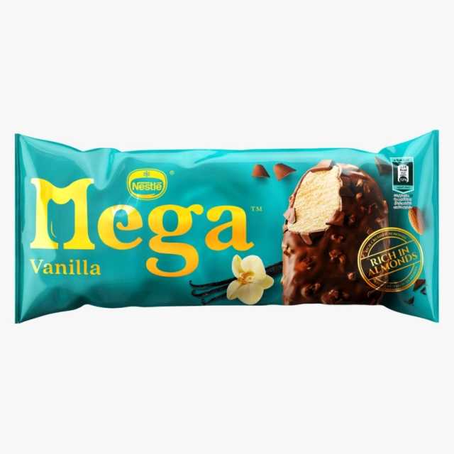 Mega ice cream vanilla
