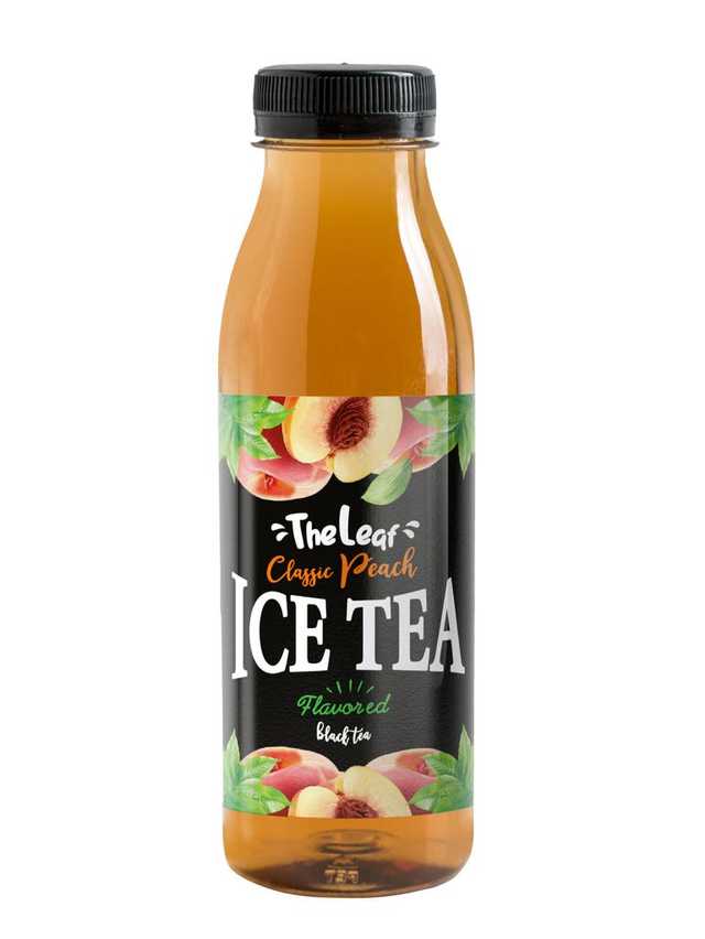 The leaf Peach Iced Tea - شاي مثلج بالخوخ