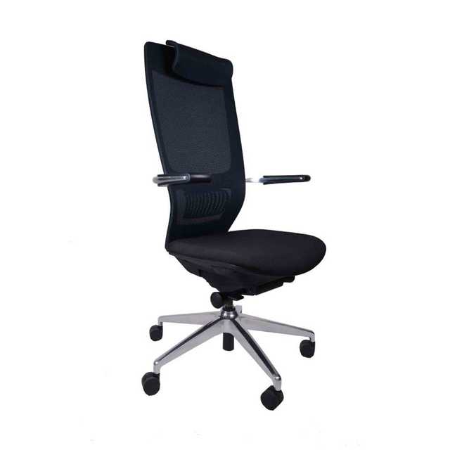 Black Back Mesh Computer Chair Swivel Ergonomic Executive Chair With Armrests Chair