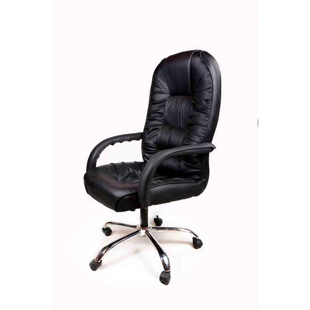High manager Leather Office Chair Black