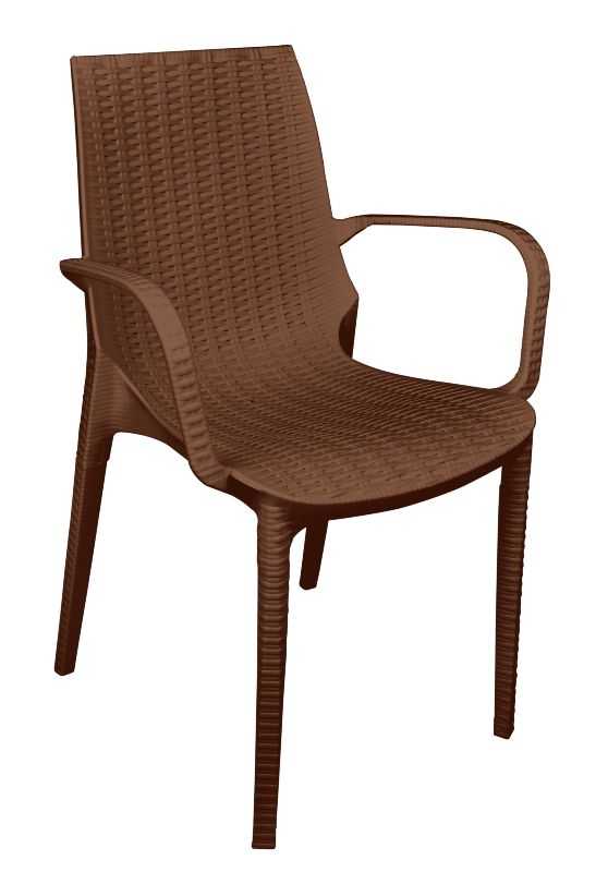 Rattan Arabisc Chair with plastic legs