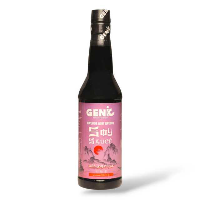 صويا صوص فاتح "سوبرفاين لايت سوبيريور" 700 ملل من جينيكGenic Superior Light Soy Sauce