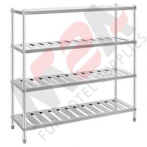 4 Shelf unit stainless shelf-استاند 4 رف استانلس