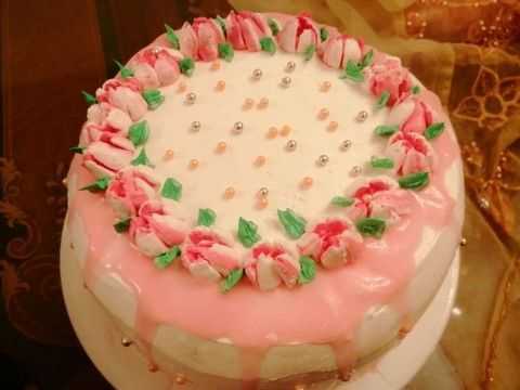 Decorated cake - تورتة مزينة