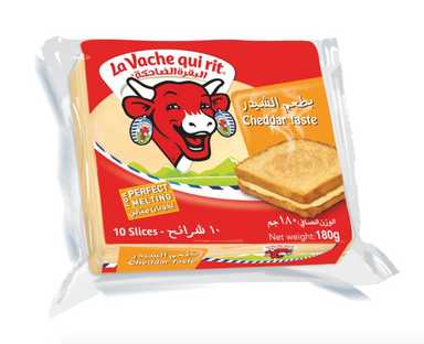 Cheddar Slices cheese جبنة شيدرشرائح