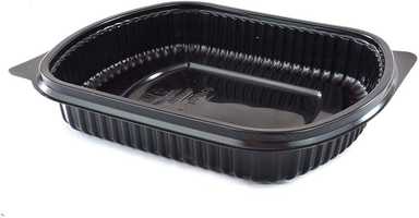 علبة وجبات 32 اونز  بغطاء شفاف Meal Box with a transparent lid