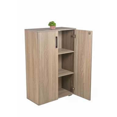 beige storage cabinet