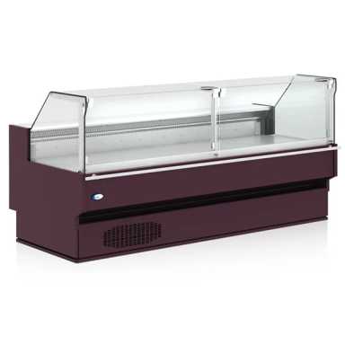 ثلاجة عرض بقالة و لحوم مع وحدة تخزين Serve Over Counter With Understorage