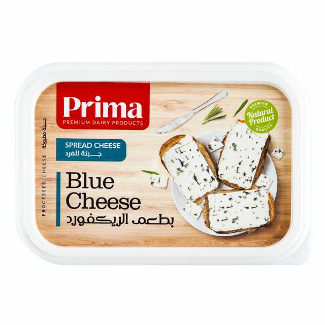 Spread Cheese with Blue Cheese Flavor 240g جبنه مطبوخة بطعم الريكفورد ٢٤٠جم