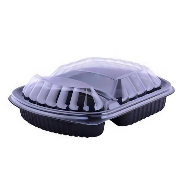 علبة وجبات 1/2/3/4 عين بغطاء شفاف Meal Box with transparent lids