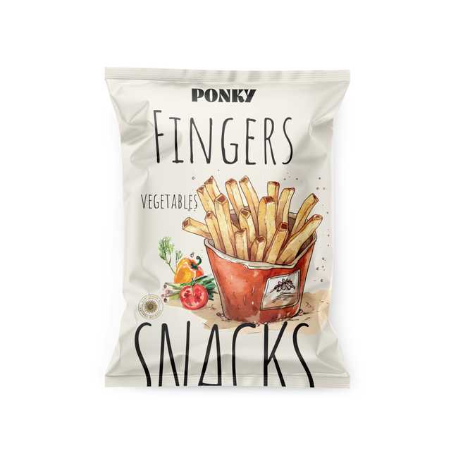 بونكى فينجرز سناكس  60 جم	   PONKY FINGERS 60 GM     -    مصر