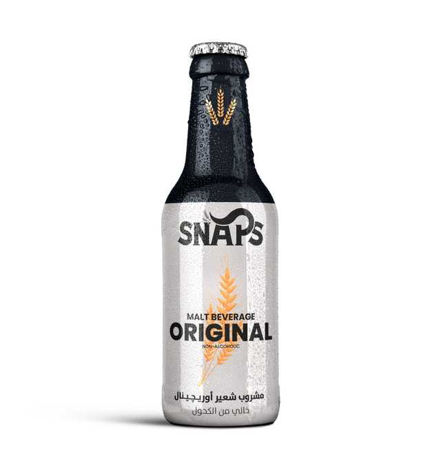 سنابس مشروب شعير  250 مل زجاج	snaps malt peach 250 ml    -    مصر