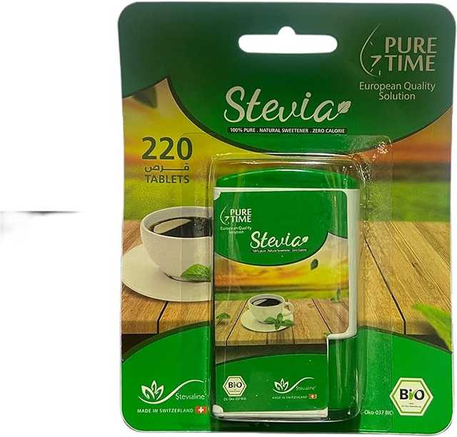 بيور تايم ستيفيا محلى طبيبعى    	PURE TIME STEVIA    -   سويسرا