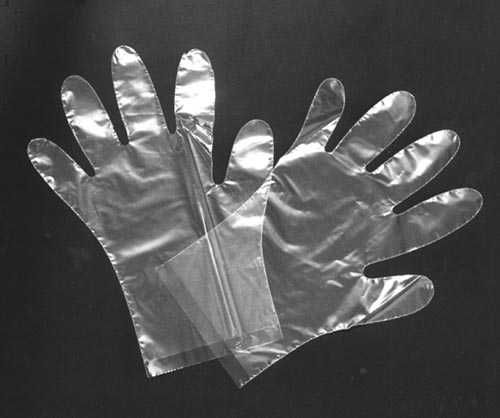 Disposable transparent Gloves - جوانتي شفاف