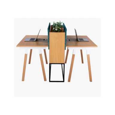 Patio Beige Modern Wood Workstation