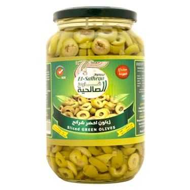 Sliced green olives - زيتون اخضر شرائح