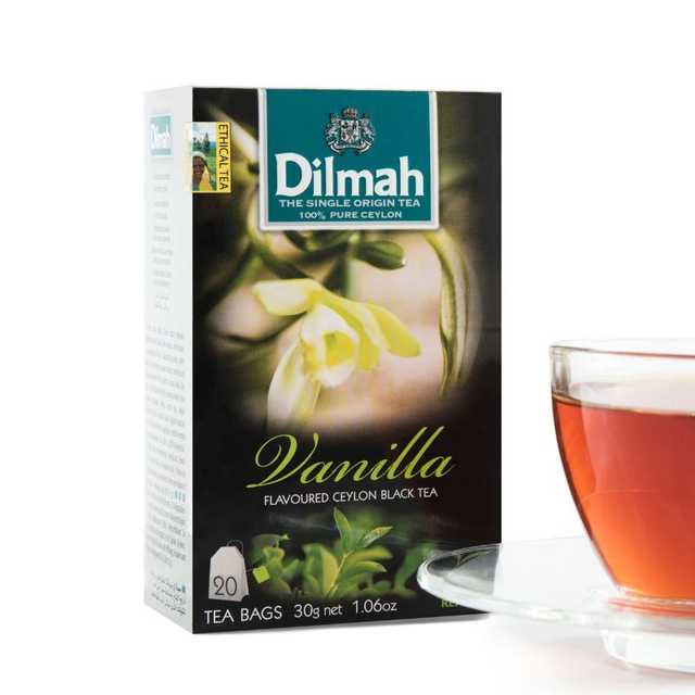 Dilmah 20 tea bags VANILLA - ديلما شاي 20 فتلة فانيلا
