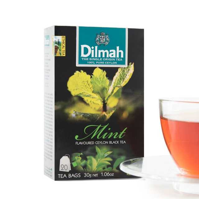 Dilmah 20 tea bags MINT - ديلما شاي 20 فتلة نعناع