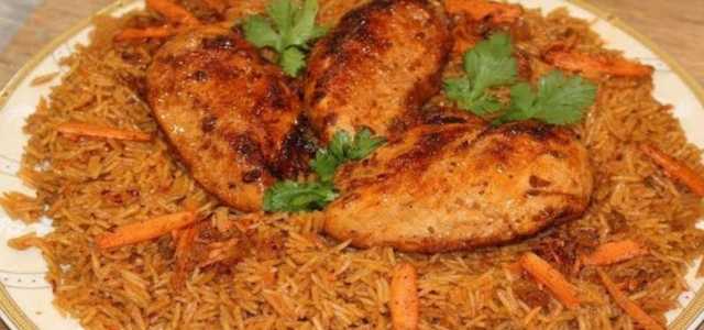 Rice with chicken - ارز بخاري بالدجاج