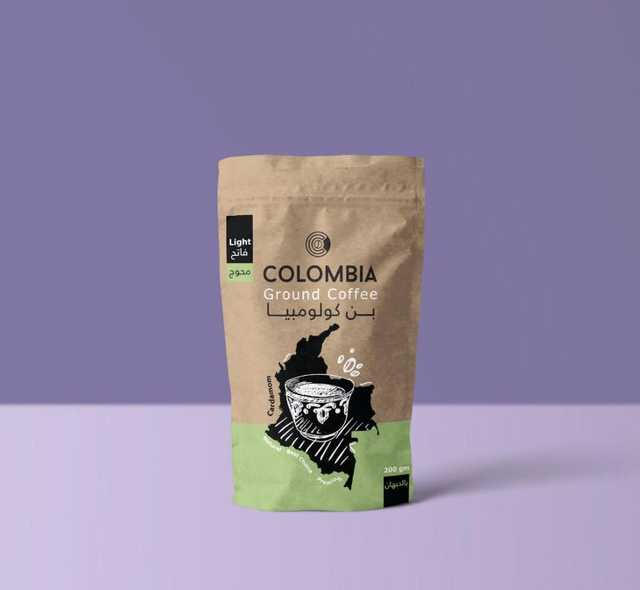 Colombia Coffee light - قهوة كولومبيا فاتح محوج