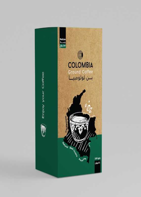 Colombia Coffee medium - قهوة كولومبيا وسط محوج