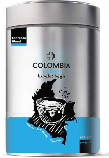 Colombia Coffee espresso blend - قهوة كولومبيا اسبرسو