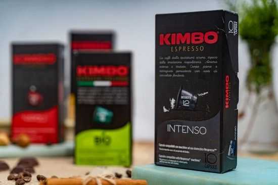 Kimbo Intenso Capsule - Nespresso Compatible Capsules - كبسولات القهوة