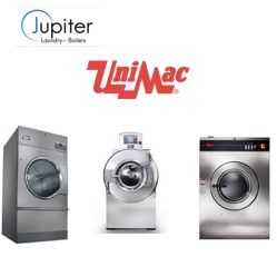 Tumbel Dryers and washer Extractors soft and hard mount different capacities.