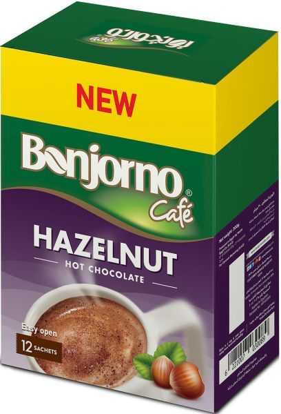 Hazelnut Hot Chocolate - هوت شوكلت بندق بونجورنو  30 جرام