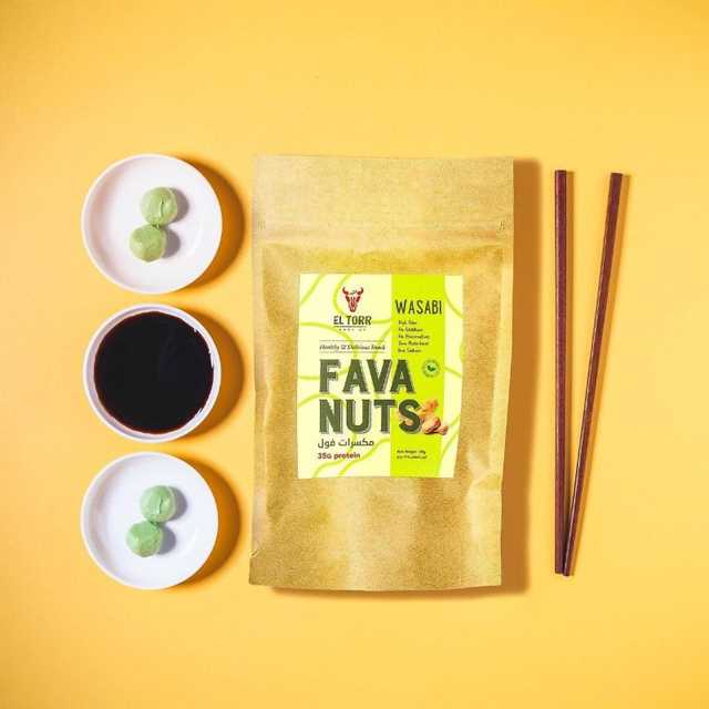 EL TORR Fava Nuts - WASABI Flavor - 125 Gm  الثور مكسرات فول - بطعم الوسابى - 125 جرام