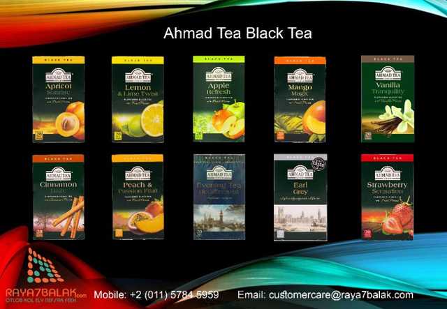 ahmad tea Black Tea  flavors 20 Bags