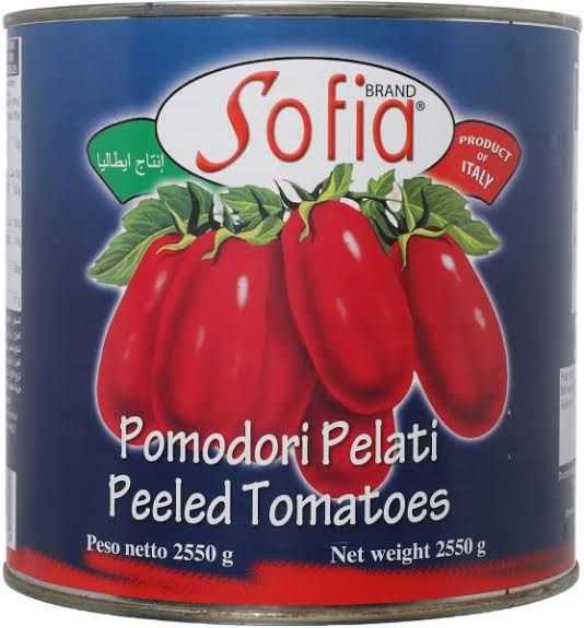 طماطم مقشره صوفيا 2.5ك ايطالى