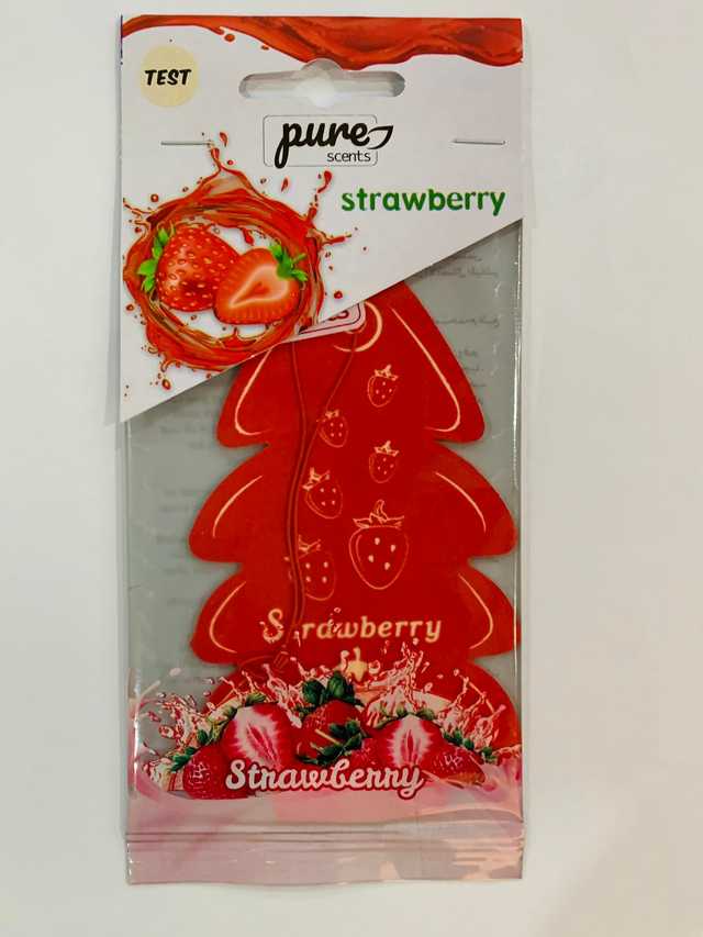 Strawberry car Air freshener -معطر سياراات برائحة الفراوله