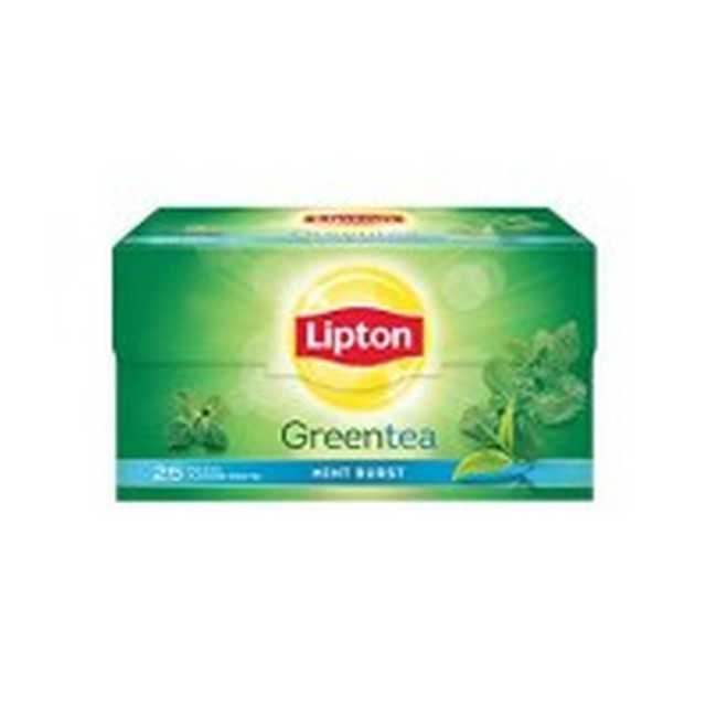 Lipton Green Mint Tea - ليبتون شاي اخضر بالنعناع 25 فتلة
