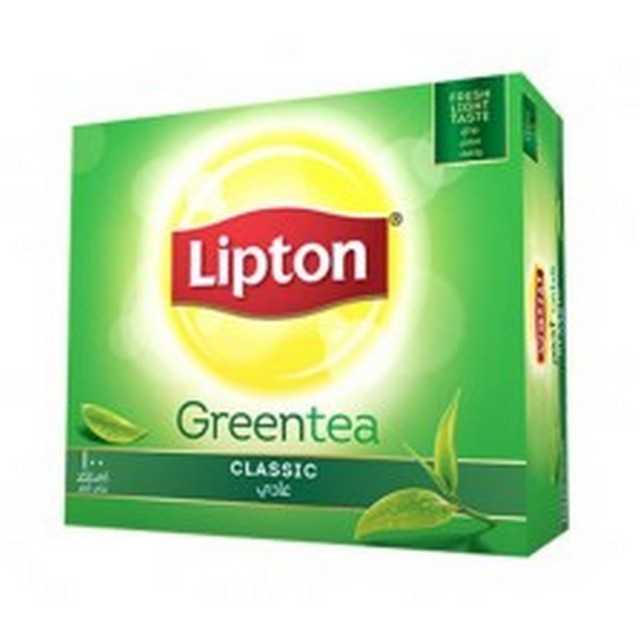 Lipton Green Tea - ليبتون شاي اخضر 100فتلة