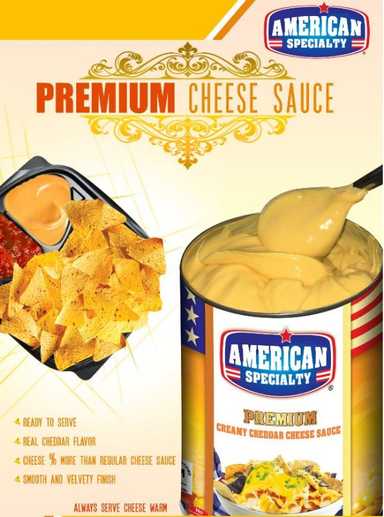 Imported Premium Cheddar Cheese Sauce - صوص الجبنة الشيدر البرميم المستورد
