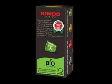 Kimbo Bio-Organic Capsule - 10 Pcs - Nespresso Compatible Capsules - كبسولات قهوة كيمبو أرجانيك