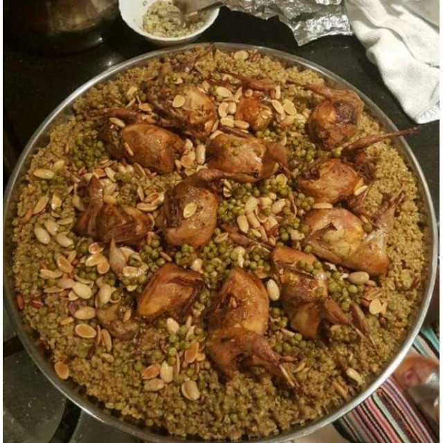 Rice with peas & chicken - أرز بالبسلة و الدجاج